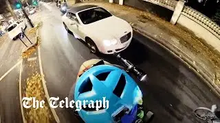 'My name's Paul and you're a d---': Jeremy Vine abused by Bentley driver in Kensington cycling row