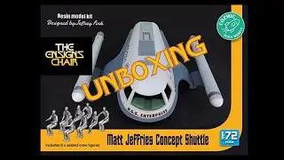 Unboxing Cosmic Scale Models 1/72 Jeffries Concept Shuttle
