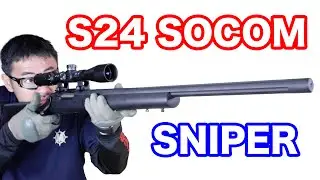 A&K S24 SOCOM SNIPER RIFLE AIRSOFT ソーコム スナイパーライフル 特殊部隊向けのボルトアクションライフル エアコッキングガン マック堺のエアガンレビュー#536