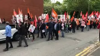 GMB Demonstration Outside ASDA HQ