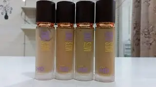 MOS CODE FOUNDATION ALL SHADE SWATCHES