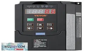 VEVOR VFD 1HP 0.75KW 3.5A 1 or 3 Phase 220V Input