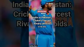 India vs Pakistan: Cricket's Fiercest Rivalry Unfolds #INDvsPAK#ChampionsTrophy2025#CricketRivalry