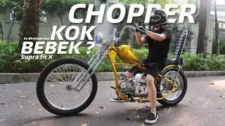 CUSTOM MOTOR BEBEK JADI CHOPPER DARI MESIN HONDA SUPRAFIT X By @Kojaygarage