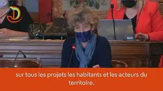 Severine de Compreignac intervient sur l'Axe Seine au Conseil de Paris