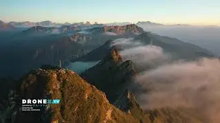 Aerial Views of the Alps