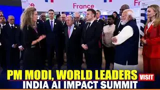WATCH LIVE: PM Modi and other leaders visit India AI Impact Expo 2026 at Bharat Mandapam