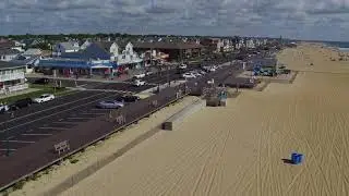 Belmar NJ Drone Footage of beach
