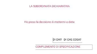 Le proposizioni dichiarative e interrogative indirette