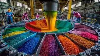 How M&M's Are Made In Factory | Milk Chocolate & Peanut