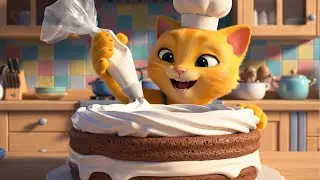#LittleBloomWorld | Sunny&rsquo;s Strawberry Cheesecake Adventure 🍰🐱✨ | Fun Cooking Cartoon for Kids