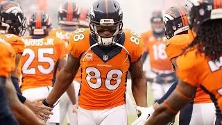 How does Dez Bryant's contract negotiations affect Demaryius Thomas?