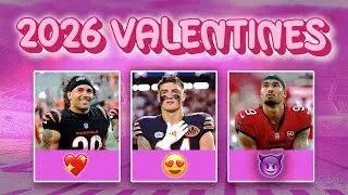 Fantasy Football Valentines 💘 Players We Love for 2026!