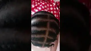 Toddler Braid Parting | Half Done vs Finished Look ✨ #naturalhair #braids  #hair#protectivestyles