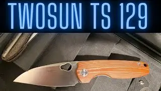 Twosun TS129 review (D2 and brown micarta). Two Sun TS129