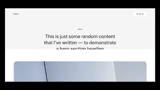 hiding the hero scroll interaction (in Webflow)