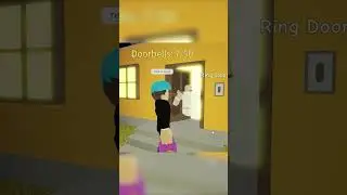 Door Bell Prank Trick or Treat Halloween sa Roblox #shorts