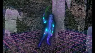 LAWNMOWER MEDS: Brain Fog Qi Gong  (TouchDesigner + Kinect v2 + Audio Reactive Reaper)
