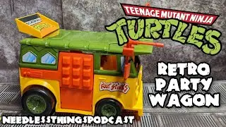 Teenage Mutant Ninja Turtles Retro Party Wagon Needless Unboxing