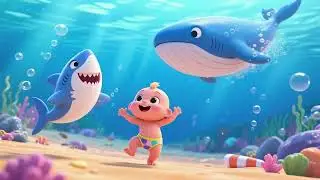 Baby Shark Dance und der Blue Whale Bounce | Kids Dance Song & Nursery Rhymes