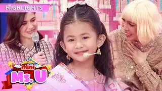 Vice and Anne get affected by Mini Miss U Briseis' smile | It's Showtime Mini Miss U