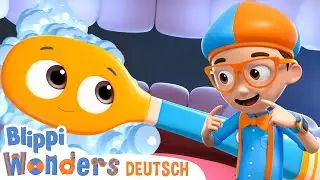 Die Zahnbürste - Lerne Zähne putzen - Die Entdeckungen von Blippi | Abenteuer und Videos für Kinder