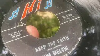 Kim Melvin, 'Keep the Faith'