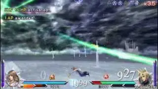 DISSIDIA FINAL FANTASY 012 Batalla yuna vs cloud