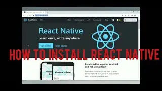 How to install react native | React Native | #react #reactnative #native #reactnativeinstall