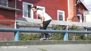 Skateboarder Double Fail