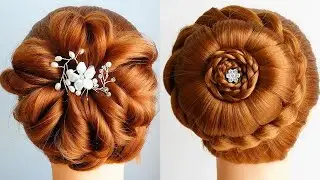 Most Beautiful BUN Hairstyle For WEDDING & PARTY | Simple And Easy Hairstyles For WOMEN