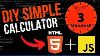 How to make a Calculator with HTML and Javascript in just 3 minutes!! | Web development tutorial