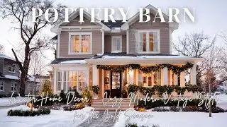 Pottery Barn Winter Home Decor &ndash; Cozy Modern Vintage Style for the Cold Season