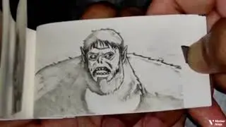 Levi vs Beast Titan Flipbook /attack on titan Flip book-shingek on Kyojin // Levi Ackermen🔥❣️