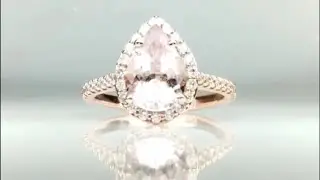 Peachy Pink Morganite Rose Gold Engagement Ring - Gemstones vs Diamond Engagement Ring Ideas