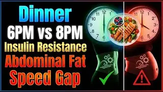 Dinner 6PM vs 8PM — Insulin Resistance and Abdominal Fat Formation Speed Gap