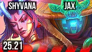 SHYVANA vs JAX (TOP) | 700+ games | EUW Master | 25.21