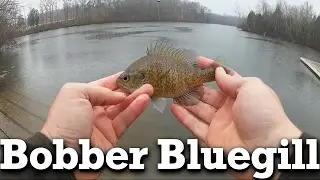 Float Fishing with Worms - Slip Bobber Bluegills