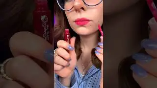 ASMR LIP TINT TRY ON 💄 #asmr #shorts #makeup