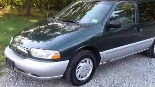 2000 Mercury Villager Green Van for sale