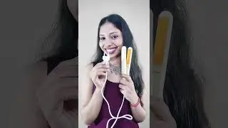 Try  cheapest  Mini hair straightener first time😲 105  #shorts #youtubeshorts #meesho #viralshorts