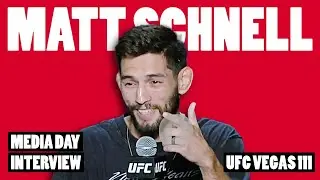 Полное интервью Мэтта Шнелла перед пресс-конференцией UFC Vegas 11