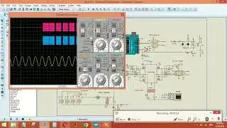 Proteus Simulation Two Inverter Synchronization