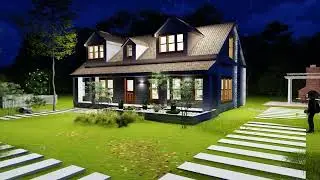 Stunning 3D Modeling & Animation of a Classic American House | Architectural Visualization
