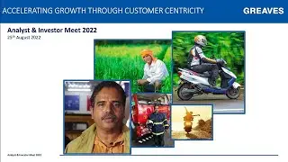 Greaves Cotton - Analyst & Investor Meet 2022