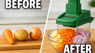 Multifunctional Kitchen Gadgets: Vegetable Chopper, Grater & Slicer in One!