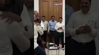Mohit Kamboj Lifts Fadnavis In Celebration After Their Victory In The Maharashtra Elections | N18S