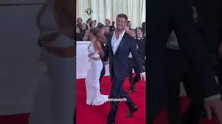 Chris Hemsworth Arriving with His Wife At Event #chrishemsworth