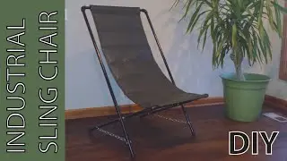 DIY Industrial Style Reversible Sling Chair
