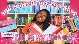 I reached 400+ sales in my etsy shop | Hang out with me in my small business